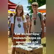 Постер книги Как волонтёры поймали вора на монетках для бездомных щенков