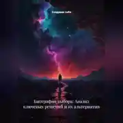 Постер книги Биография выбора: Анализ ключевых решений и их альтернатив