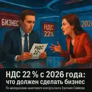 Постер книги НДС 22 % с 2026 года: что должен сделать бизнес