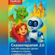Постер книги Сказкотерапия 2.0: как ИИ помогает детям победить страхи и поверить в себя
