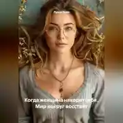 Постер книги Когда женщина находит себя . Мир вокруг восстаёт