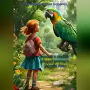 Постер книги Изумруд в городе: история попугая и девочки Лизы