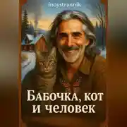 Постер книги Бабочка, кот и человек