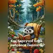 Постер книги Как барсучок Боря набрался смелости