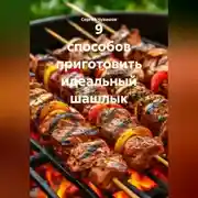 Постер книги 9 способов приготовить идеальный шашлык.