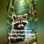 Постер книги Приключения енота Яши на базе лесорубов. Часть 4