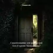 Постер книги Самопознание для родителей: Кто Я кроме Мамы/Папы?