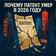 Постер книги Почему патент умер в 2026 году: честный разбор без иллюзий