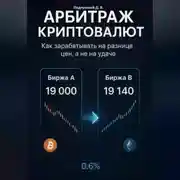 Постер книги Арбитраж криптовалют. Как зарабатывать на разнице цен, а не на удаче