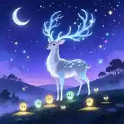 Постер книги Лунный Олень и Песни Звезд