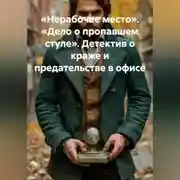 Постер книги «Нерабочее место». «Дело о пропавшем стуле». Детектив о краже и предательстве в офисе