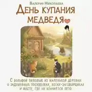 Постер книги День купания медведя. С большой любовью из маленькой деревни о задушевных посиделках, котах-заговорщиках и месте, где не кончается лето