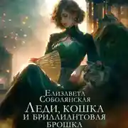 Постер книги Леди, кошка и бриллиантовая брошка