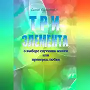 Постер книги ТРИ ЭЛЕМЕНТА при выборе спутника жизни или проверка любви