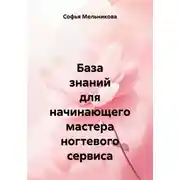 Постер книги База знаний для начинающего мастера ногтевого сервиса