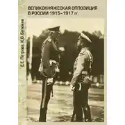 Постер книги Великокняжеская оппозиция в России 1915-1917 гг.
