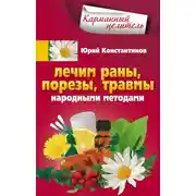 Постер книги Лечим раны, порезы, травмы народными методами