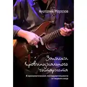 Постер книги Записки провинциального гитариста. В хронологической последовательности от первого лица