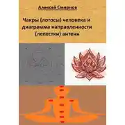 Постер книги Чакры (лотосы) человека и диаграмма направленности («лепестки») антенн