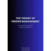 Постер книги The Theory of proper Management
