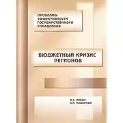Постер книги Проблемы эффективности государственного управления. Бюджетный кризис регионов