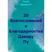 Постер книги 20 Благословений и Благодарностей Давиду Пу