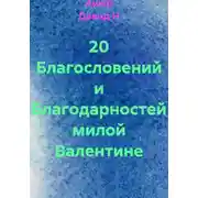Постер книги 20 Благословений и Благодарностей милой Валентине