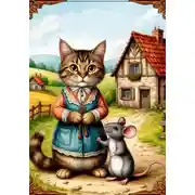 Постер книги Кот, который стал полевой мышью