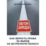 Постер книги Как вернуть права за выезд на встречную полосу