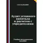 Постер книги Аудит уставного капитала и расчетов с учредителями