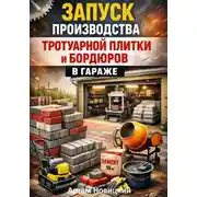 Постер книги Запуск производства тротуарной плитки и бордюров в гараже