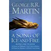 Постер книги A Game of Thrones: The Story Continues Books 1-4: A Game of Thrones, A Clash of Kings, A Storm of Swords, A Feast for Crows