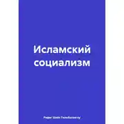 Постер книги Исламский социализм