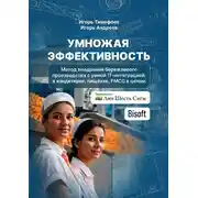Постер книги Умножая эффективность. Метод внедрения бережливого производства с умной IT-интеграцией: в кондитерке, пищёвке, FMCG в целом