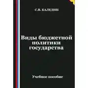 Постер книги Виды бюджетной политики государства