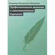 Постер книги Профессиональное движение и капиталистическая буржуазия
