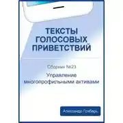Постер книги Тексты голосовых приветствий. Сборник №23. Управление многопрофильными активами