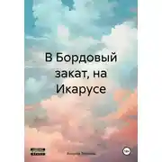 Постер книги В Бордовый закат, на Икарусе