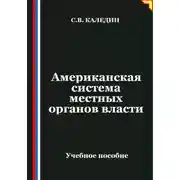 Постер книги Американская система местных органов власти