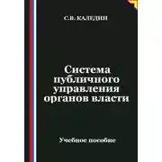 Постер книги Система публичного управления органов власти