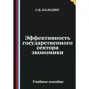Постер книги Эффективность государственного сектора экономики