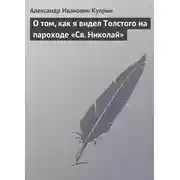 Постер книги О том, как я видел Толстого на пароходе «Св. Николай»