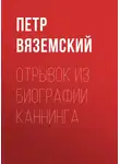  Петр Вяземский - Отрывок из биографии Каннинга
