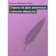 Постер книги Страсть на двух различных ступенях общества