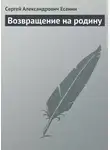 Сергей Есенин - Возвращение на родину
