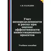 Постер книги Учет неопределенности и риска при оценке эффективности инвестиционных проектов