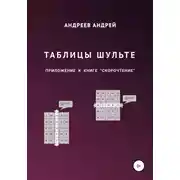 Постер книги Таблицы Шульте