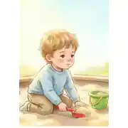 Постер книги Самый маленький в песочнице