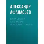 Постер книги Врата скорби. Следующая остановка – смерть