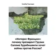 Постер книги «Интерес Франции»: почему президент Грузии Саломе Зурабишвили хочет войны против России?